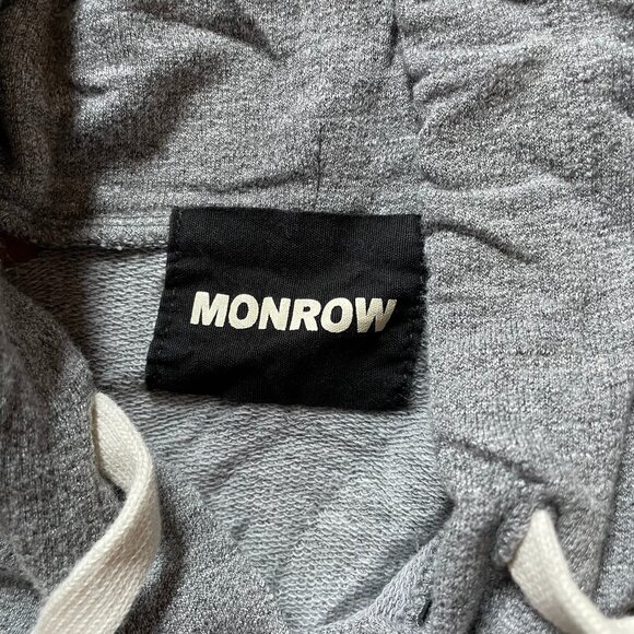 Monrow Hoodie in Grey - Picture 10 of 12